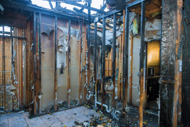 Professional Soot Cleanup technician working in Elkhart, IN